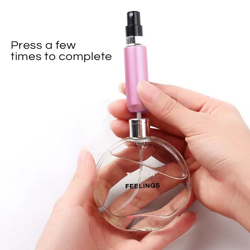 New Mini Refillable Perfume Bottle For Travel, Perfume Atomizer Bottle, Refillable Perfume Bottle